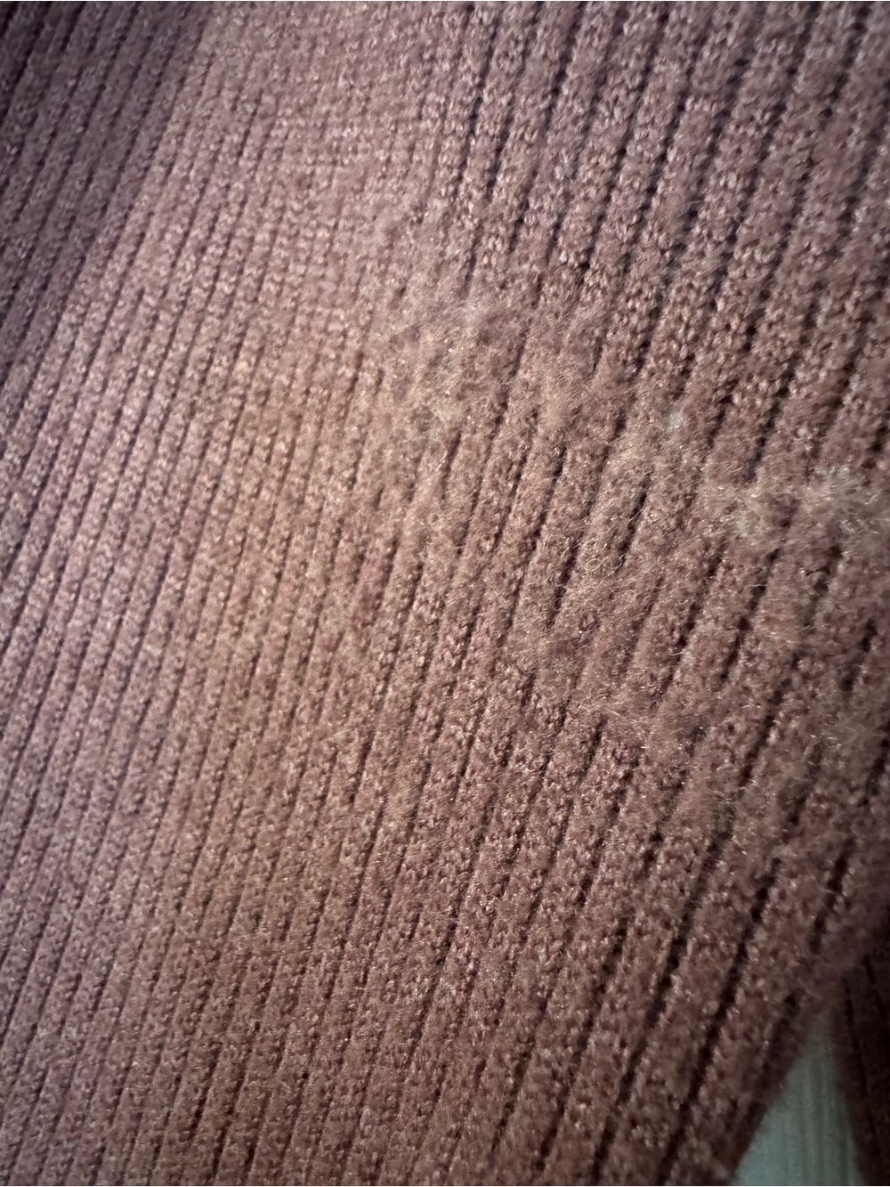 Lovers + Friends Revolve Cropped Ribbed Cardigan Brown V-Neck Size Medium - Picture 6 of 6